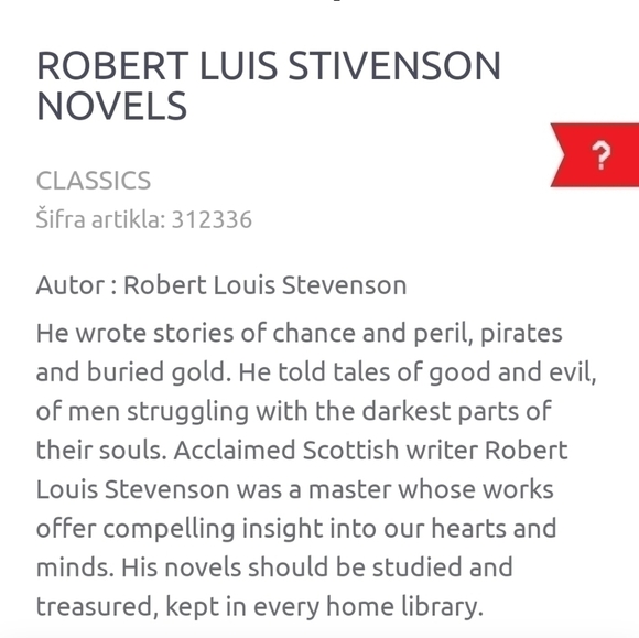 ROBERT Louis Stevenson seven novels book - Picture 2 of 7